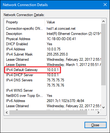 Find Router’s IP Address with CMD in Windows