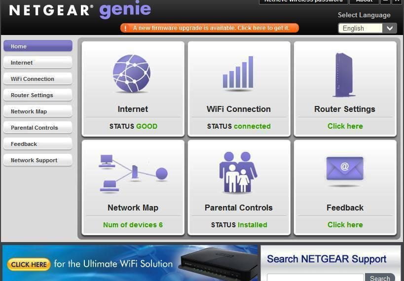 desktop netgear genie