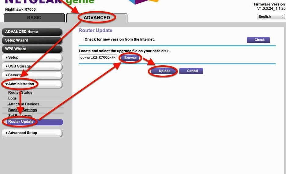 login to netgear router ip address