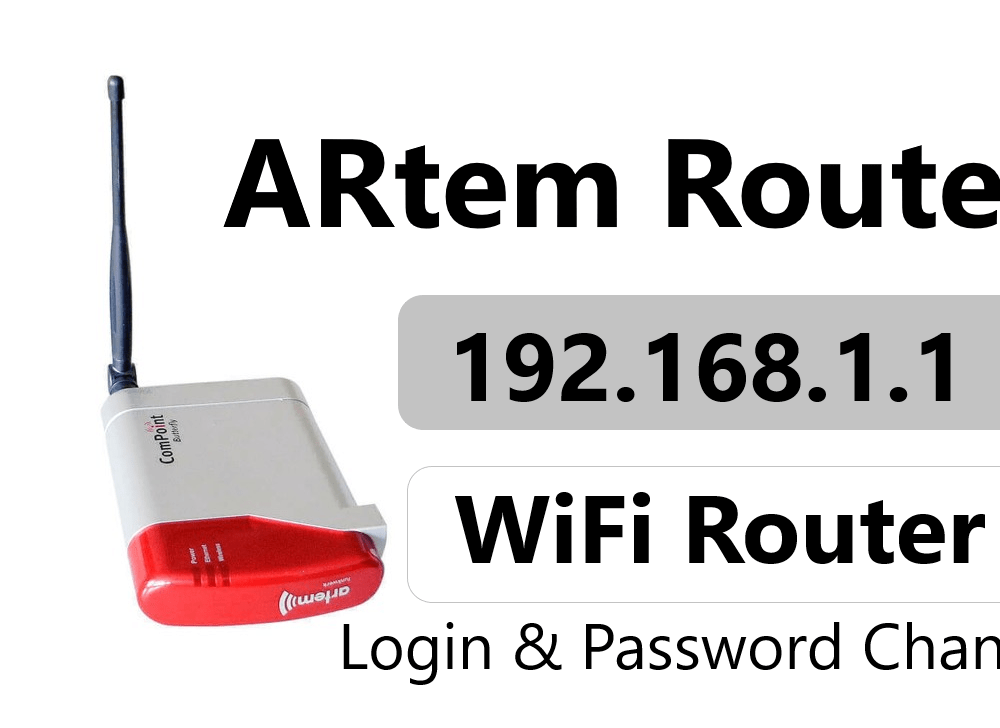 192.168.1.1 ARtem Router Admin Login & Password Change