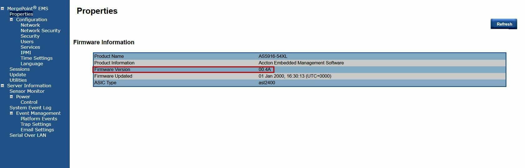 192.168.1.1 Accton WiFi Router Properties