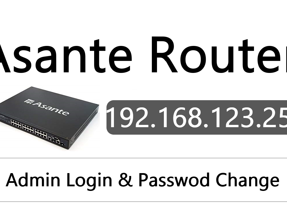 192.168.123.254 Asante Router Admin login, Password Change