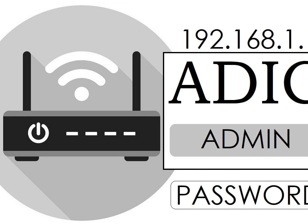 192.168.1.1 ADIC Router Admin Login & Password Change