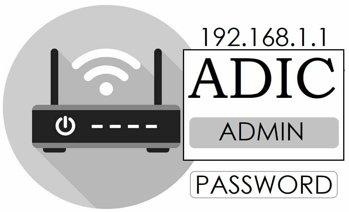 192.168.1.1 ADIC WiFi Router Admin Password