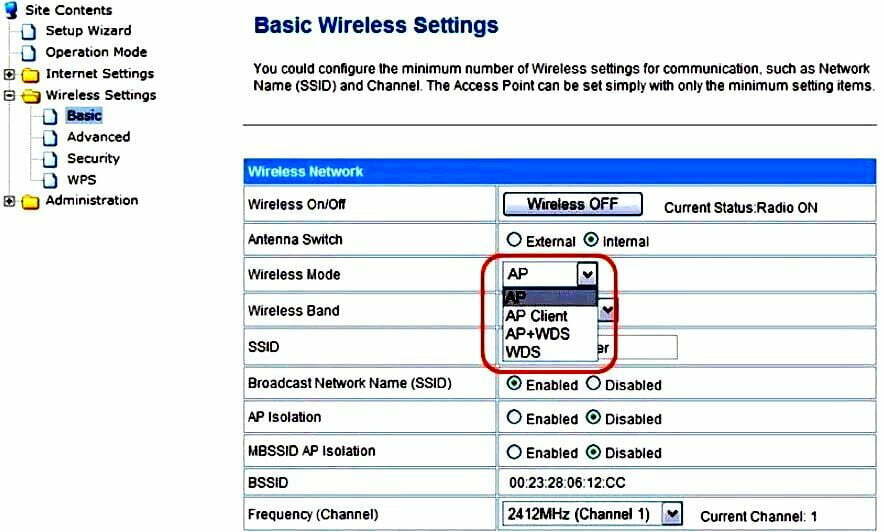  AOC Router Wireless Basic Settings 