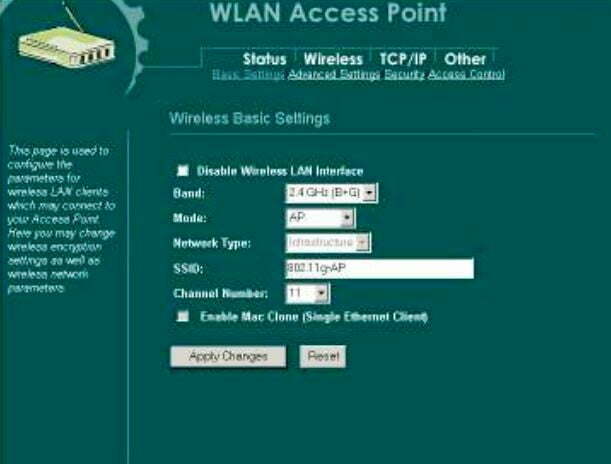 Advantek Networks Router Wireless Setup 