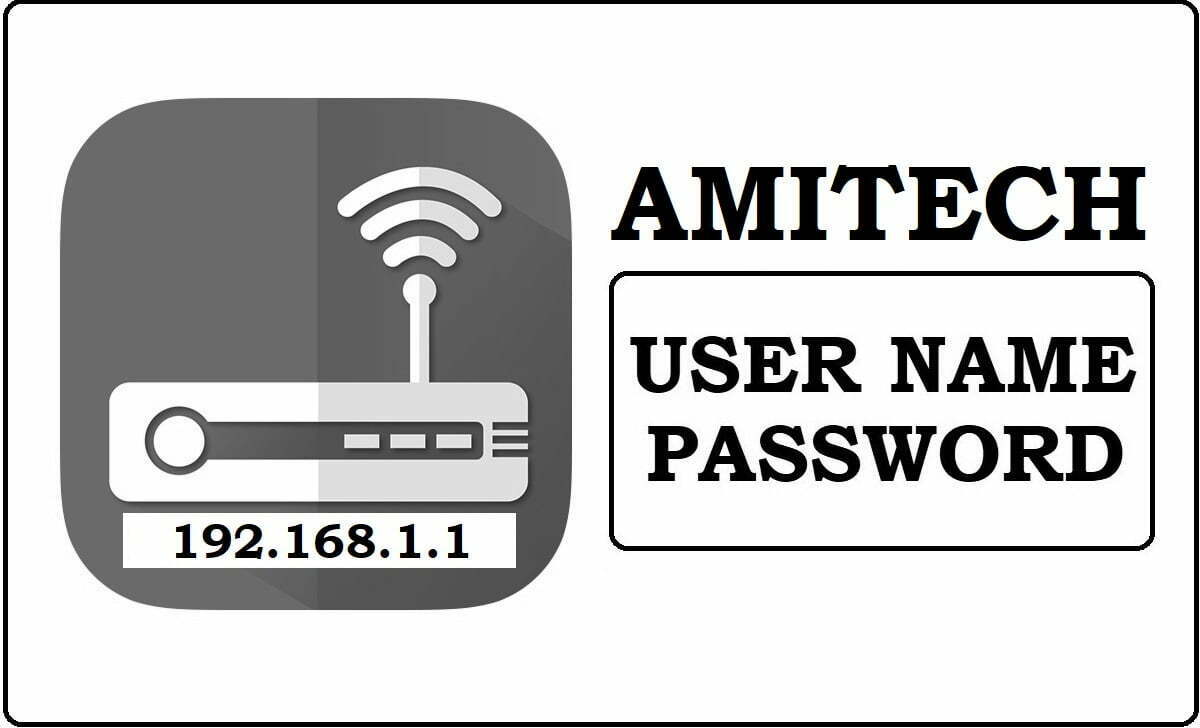 192.168.1.1 Amitech Router Admin Login Password Change