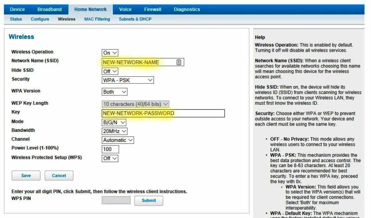 Amitech Networks Router Wireless Settings