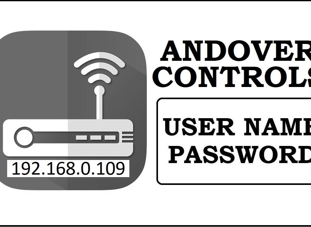 192.168.0.109 Andover Controls Router Admin Login Password Change
