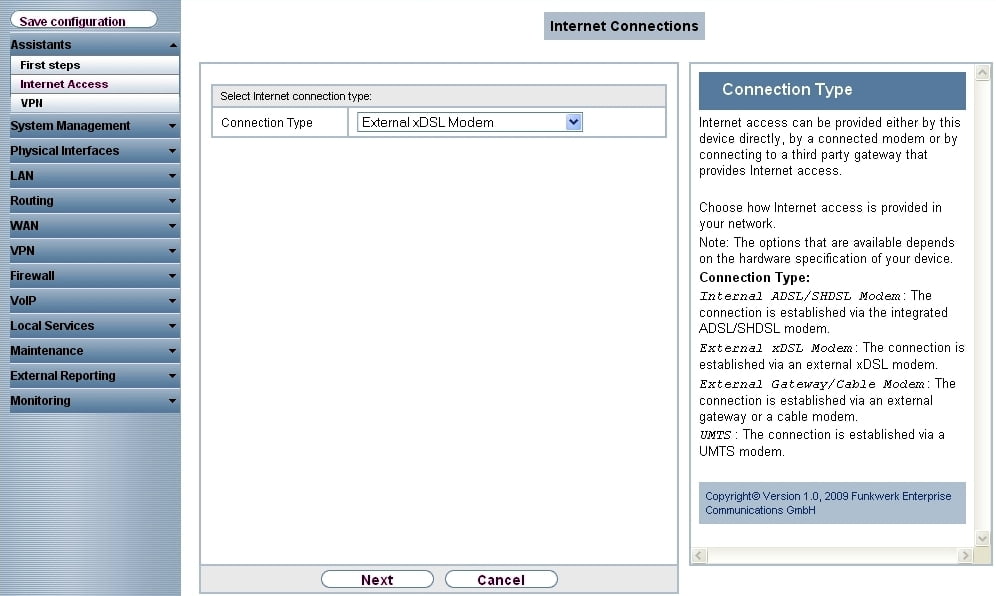  192.168.0.251 Bintec DSL Router Admin Login