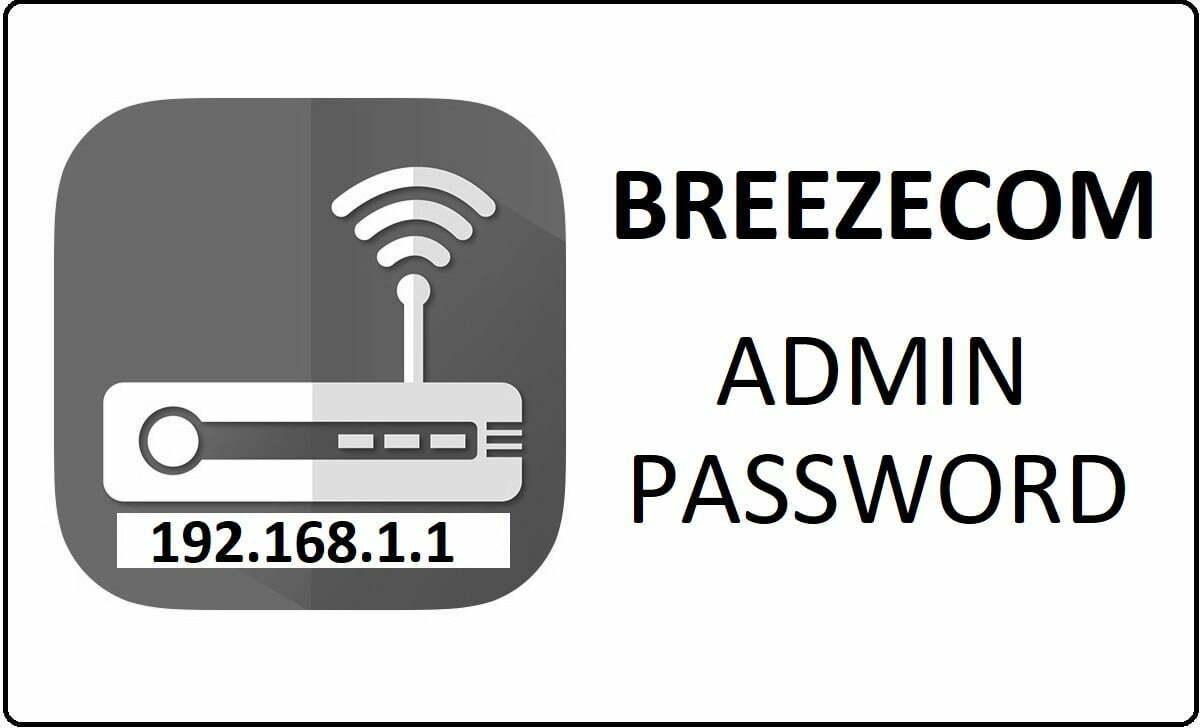 192.168.1.1 Breezecom Router Admin Login Password Change