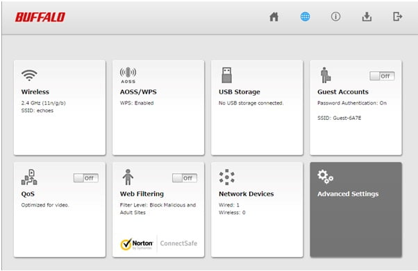 Buffalo WiFi Router Basic Settings