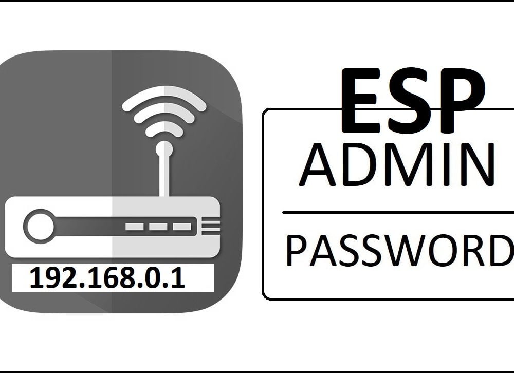 192.168.0.1 ESP Router Admin Login Password Change