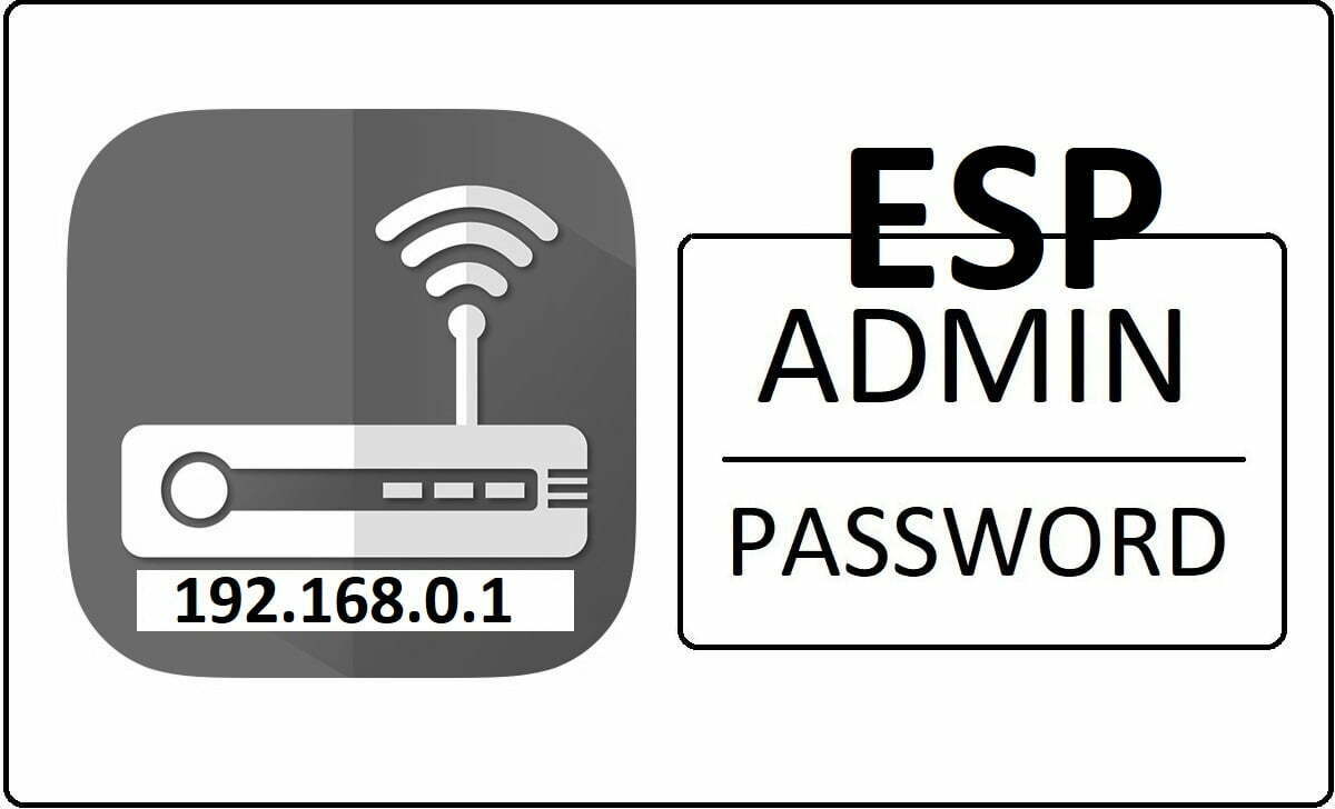 ESP Router Admin Login Password Change