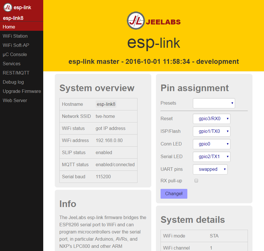 ESP Router Configuration