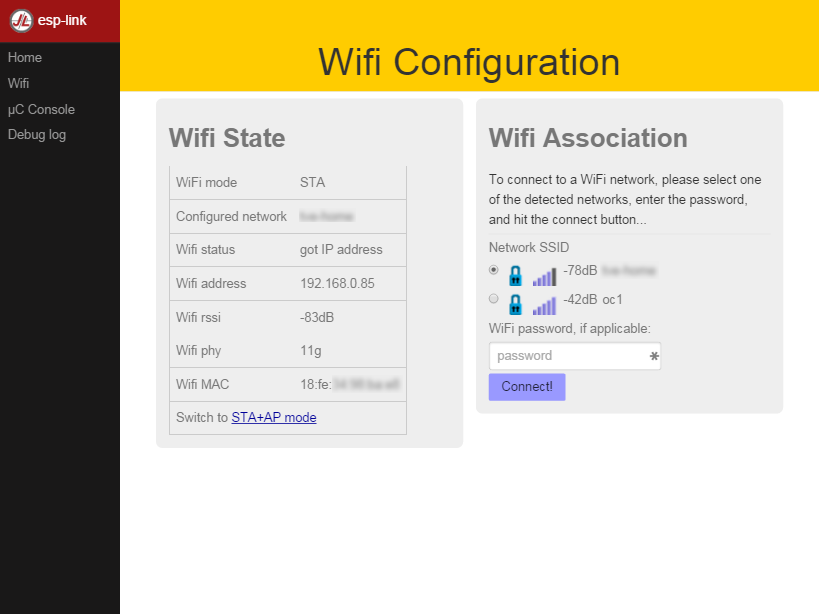 ESP Networks Router WiFi Settings