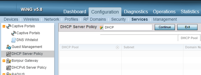  Enterasys Router DHCP Settings 