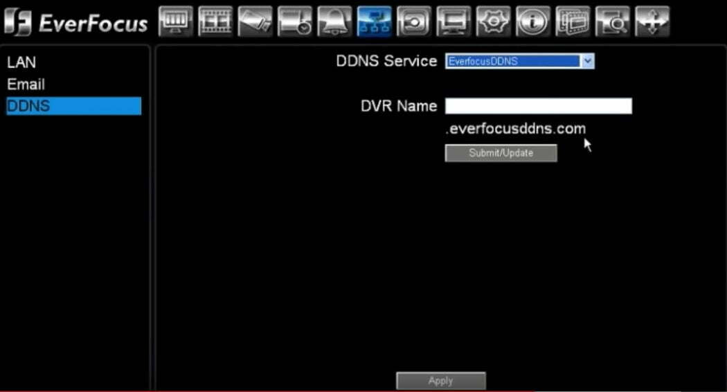 EverFocus Networks Router DDNS Settings