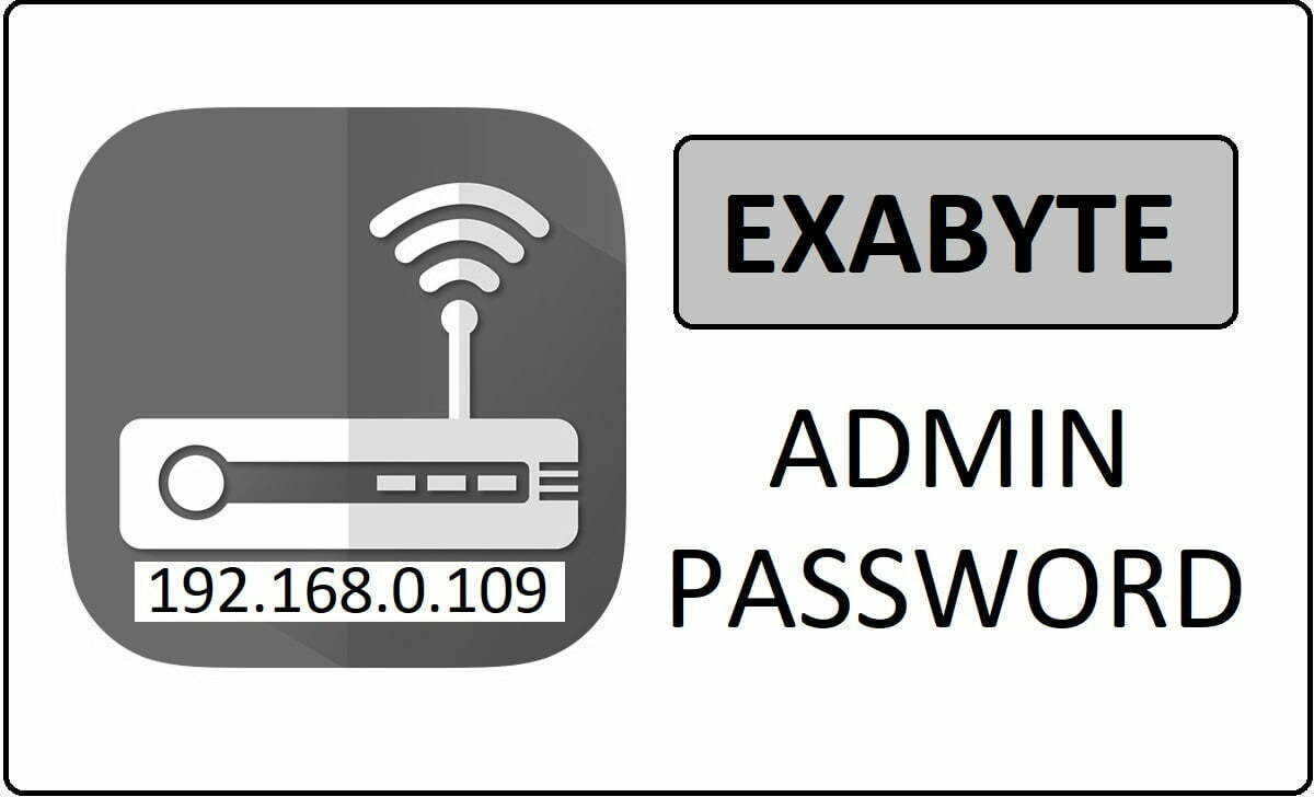 Exabyte Router Admin Login Password Change