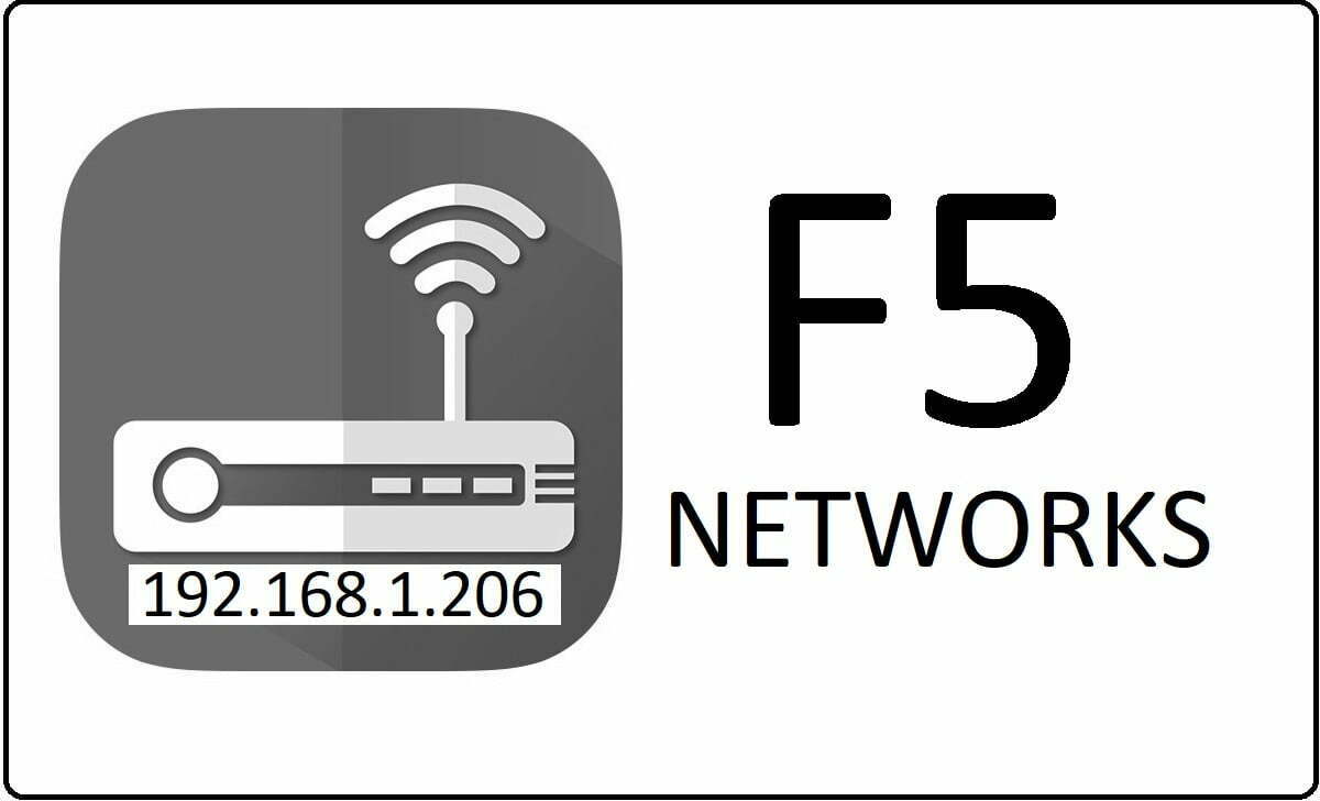  192.168.1.206 F5 Networks Router Admin Login Password Change