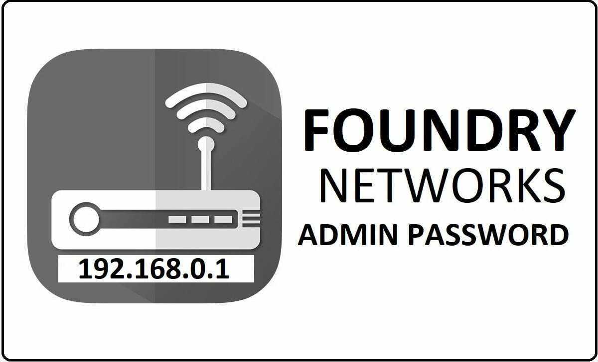 Foundry Networks Router Admin Login Password Change