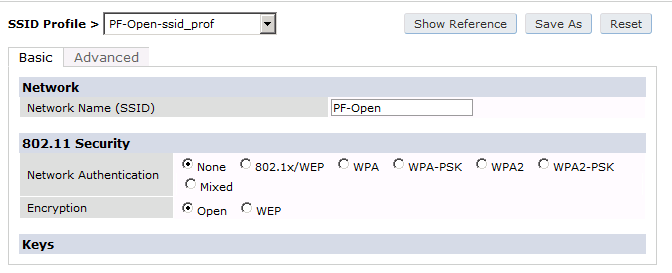 Foundry Networks Router Network Settings  