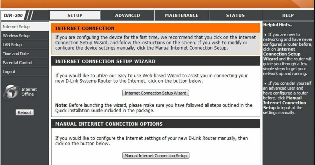 Gericom Router Network Settings