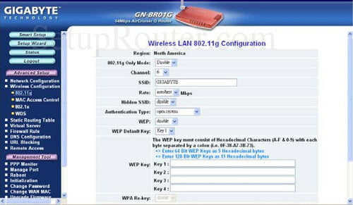 Gigabyte Router Wireless Lan Settings