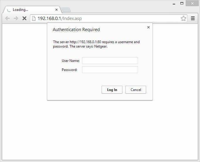 192.168.0.1 Admin Login