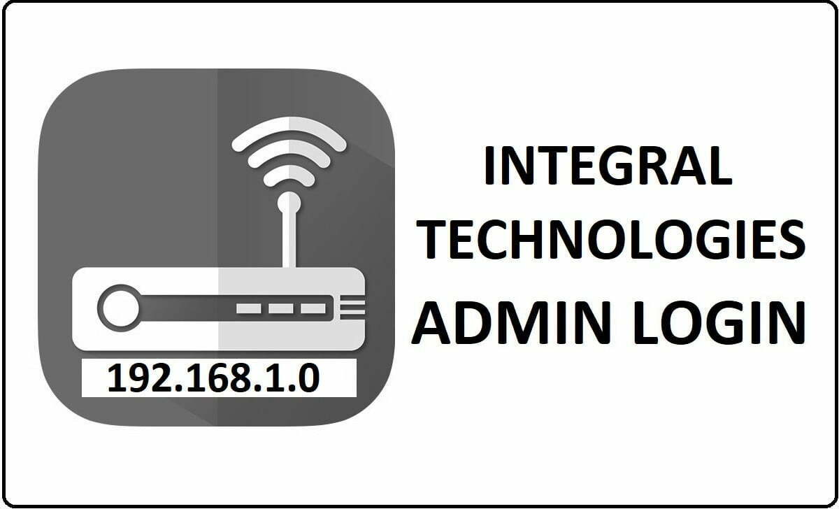 Integral Router Admin Login Password Change