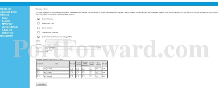 Interbase Router Basic settings