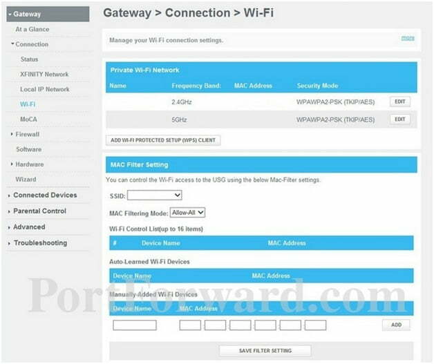  Intermac Router WiFi Settings