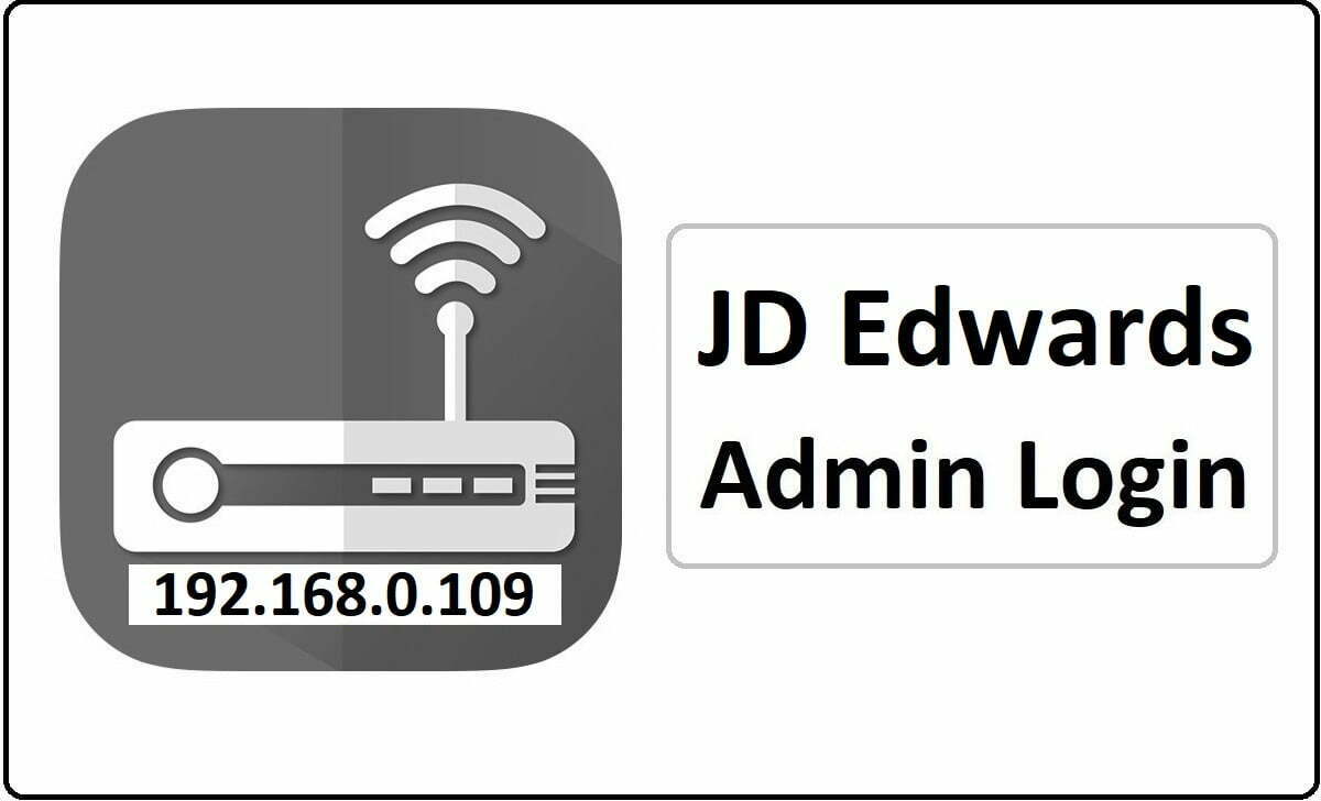 JD Edwards Router Admin Login Password Change