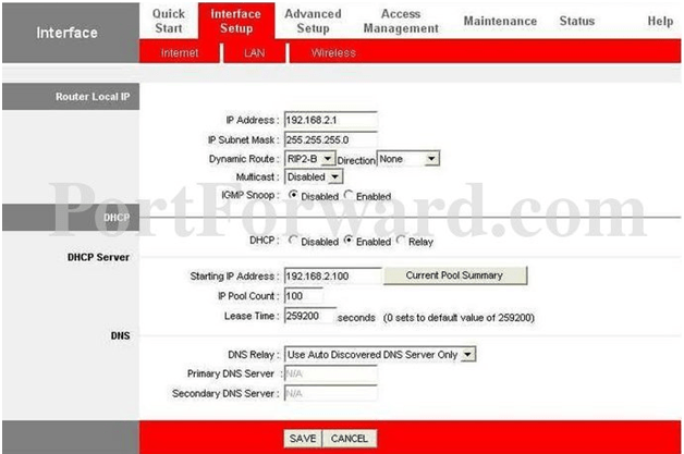 KTI Router Interface Setup