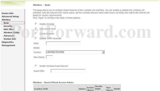 Lockdown Networks Router Basic Wireless Settings