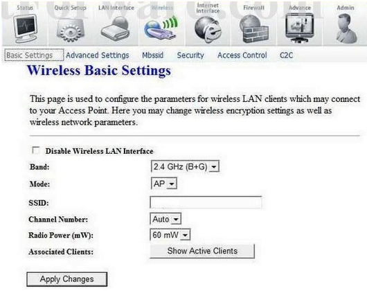 Logitech Wireless Basic Settings