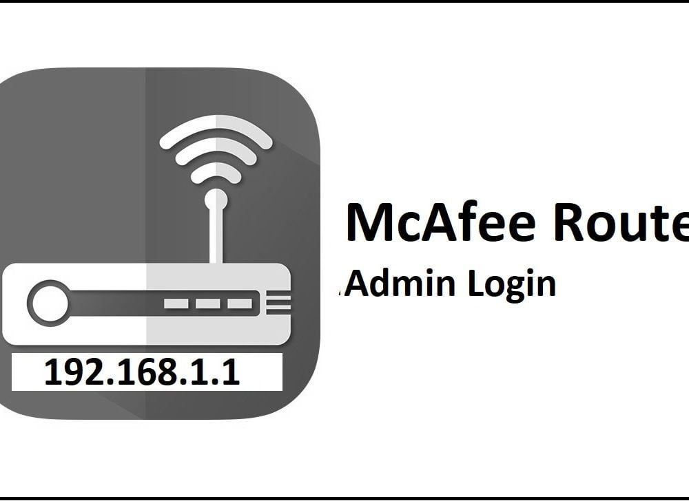 192.168.1.1 McAfee Router Admin Login Password Change