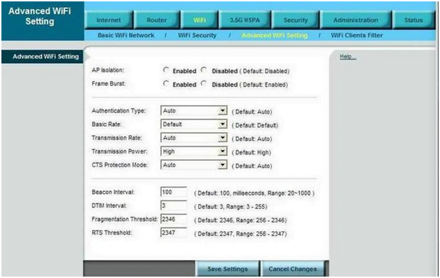 Medion Router Wifi Advanced Settings