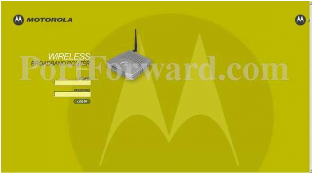 Motorola Router Admin Login Page