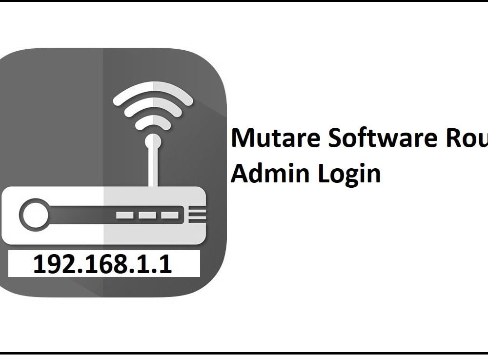 192.168.1.1 Mutare Software Router Admin Login Password Change