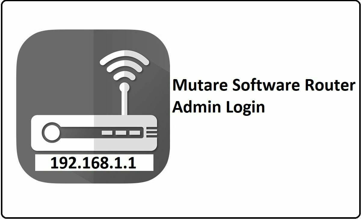 Mutare Software Router Admin Login Password Change