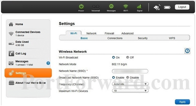 NAI Router Wireless Network Login Page