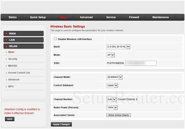 NEC Router Wireless Basic Settings