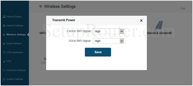 Netport Router Transmit Power Settings