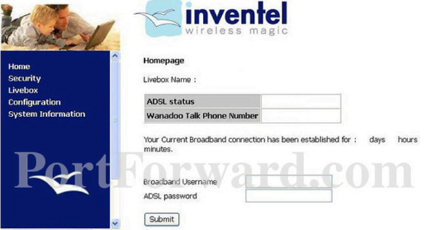 Inventel Home Page