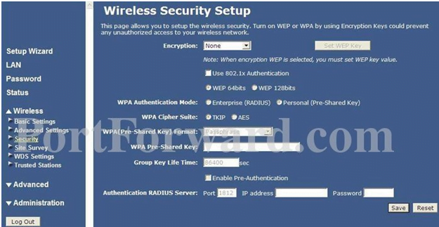 IronPort Wireless Security Setup