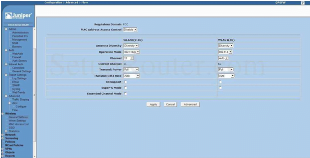 Juniper Advanced Configuration