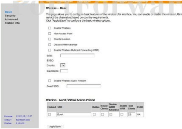 Basic Wireless Settings