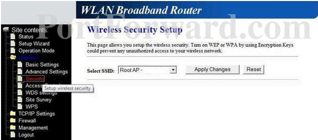 Loopcom Router Wireless Security Setup