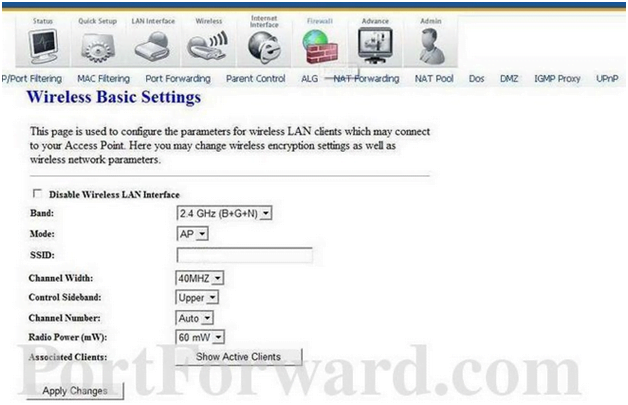 Megastar Router Wireless Basic Settings